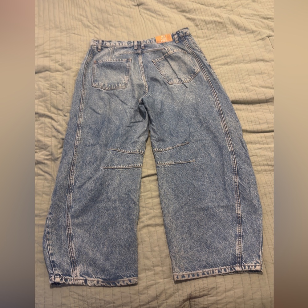 We The Free Good Luck Mid-Rise Barrel Jeans - Picture 2 of 3